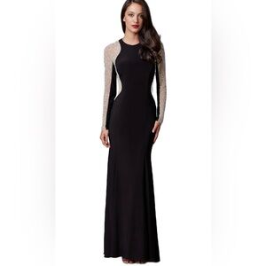 Elegant Black Evening Gown